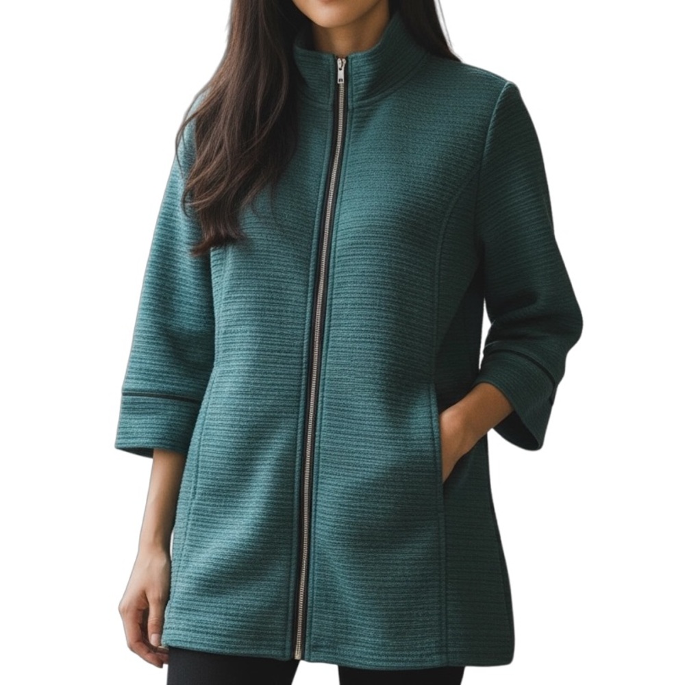 Elegant Green Women's Jacket